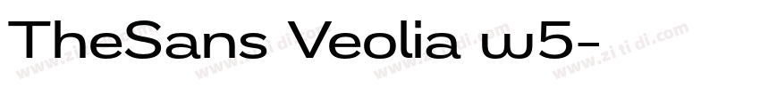 TheSans Veolia w5字体转换